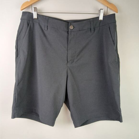 Lululemon Men's SZ 34 ABC Classic-Fit Short 7" Warpstreme In Obsidian-Gray - Picture 2 of 5